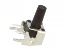 Microswitch drukknop (maakcontact) 6x6x11mm vertikaal